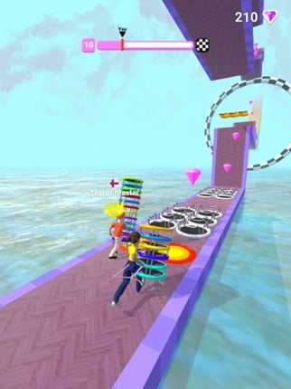 Trampoline Race screenshot