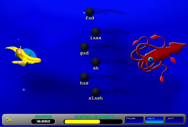 Typing with Sharks screenshot