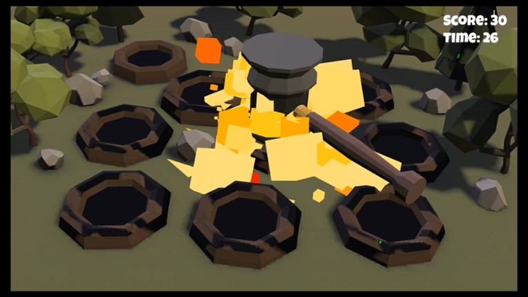 3D Whac-A-Mole screenshot