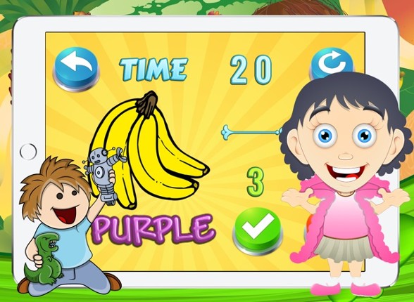 Color Fruits Puzzles Lesson Activity For Toddlers screenshot