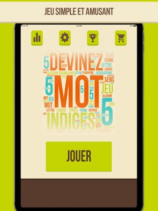 Devinez le mot - 5 indices screenshot