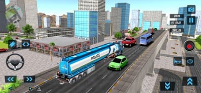 Euro Trucker Simulator Game 3D Image