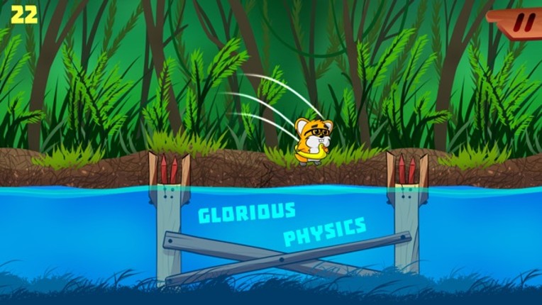Floaty Hamster: Hard Endless Platformer Game FREE screenshot