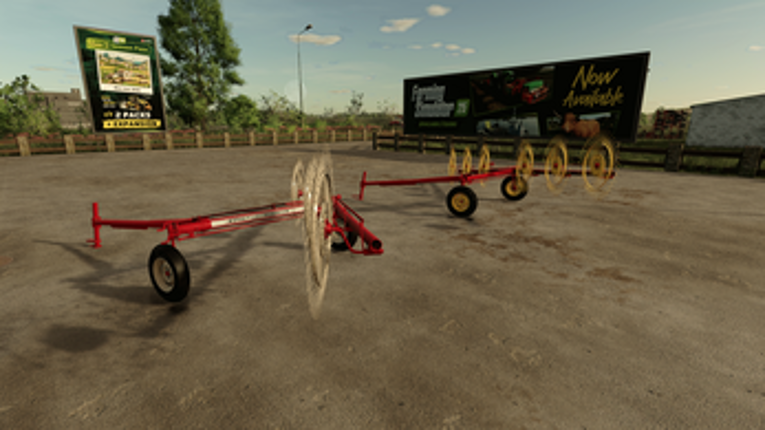 fs25 1978 6 wheel hay windrower screenshot