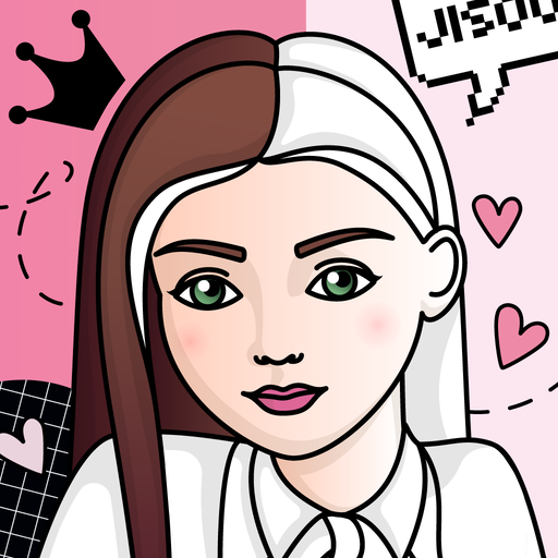 Games like Color gradient fashion girl