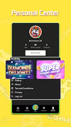 Minigame Center screenshot