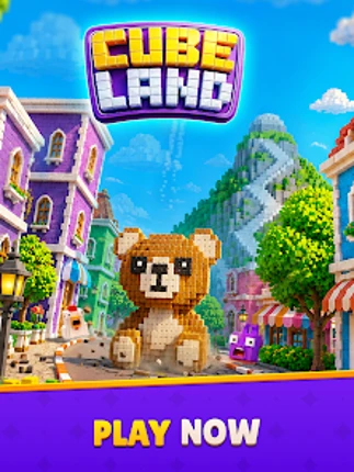 Cube Land Puzzle Game Image