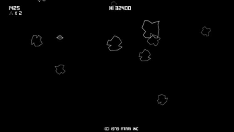 Asteroids screenshot