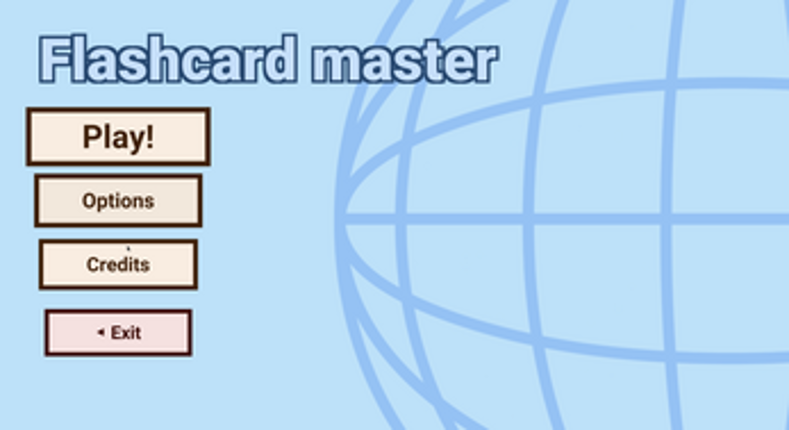 Flashcard master screenshot