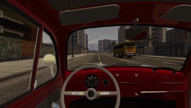 Just driving a Beetle around a city! Image