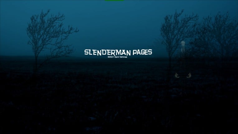 SLENDERMAN pages - Amiga Game Cover