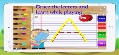 Letter tracing worksheet Image