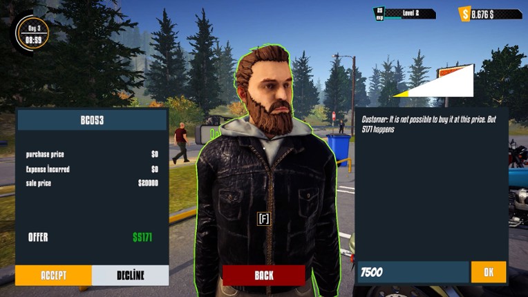 Motorcycle For Sale Simulator screenshot
