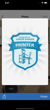 NPS Independence Junior Ranger screenshot