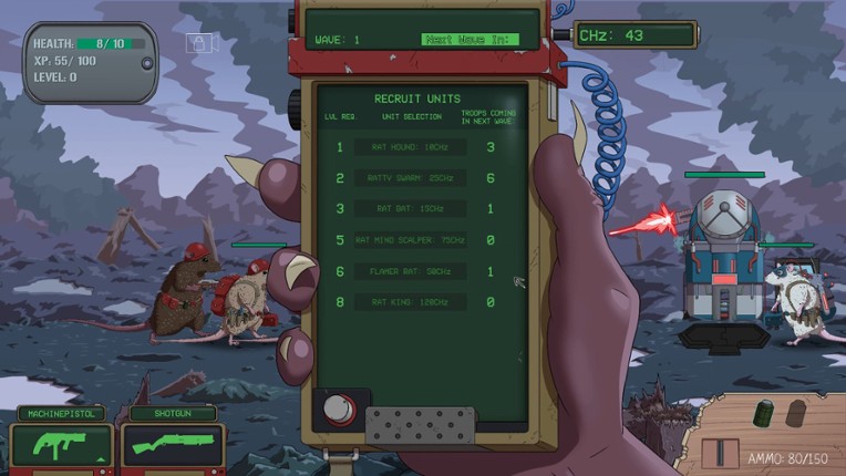 WAR RATS: The Rat em Up screenshot
