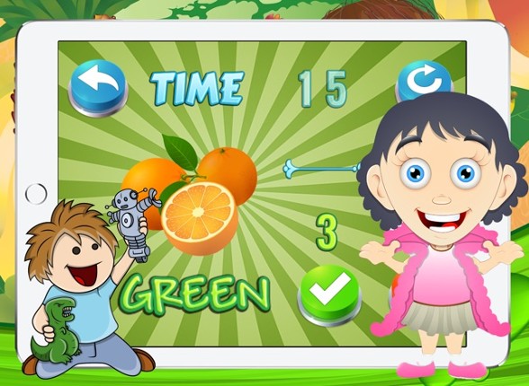 Color Fruits Puzzles Lesson Activity For Toddlers screenshot