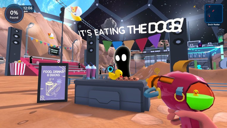 Find 100 Ducks and Blast Them...IN SPACE!!! screenshot