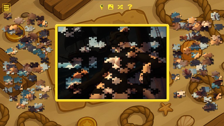 Furry Pirate Jigsaw screenshot