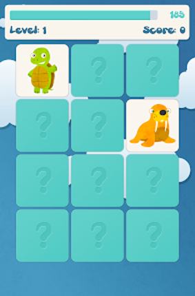 Animals memory game for kids screenshot