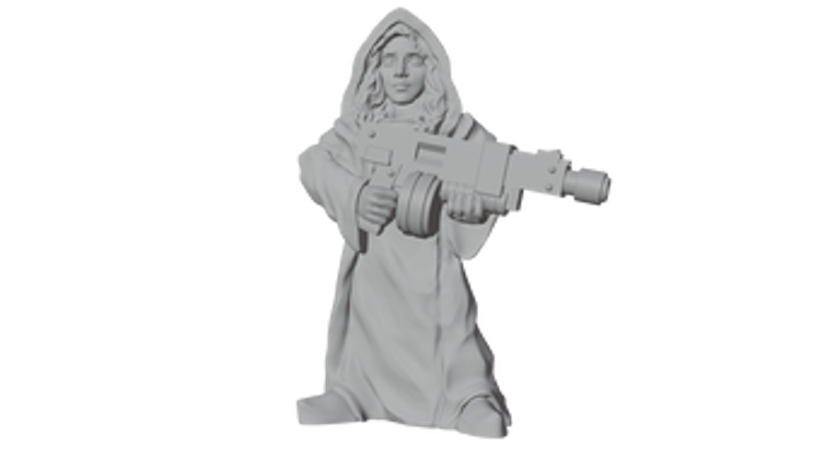 3d Printable Cultist - Diana Image