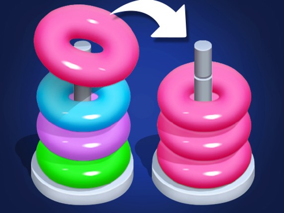 Hoop Stack - Color Sort Puzzle Image