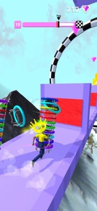 Trampoline Race screenshot