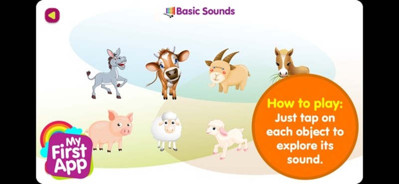 Basic Sounds - for toddlers screenshot