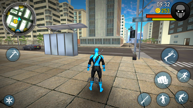 Blue Ninja: Superhero Game screenshot