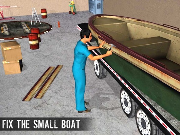 Cargo Ship Mechanic Simulator 3D: Workshop Garage screenshot