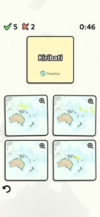 Countries of Oceania Quiz screenshot