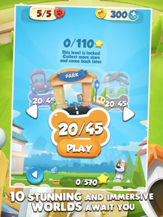 Cute Pet Match 3 Games Puzzle-Matching Jewels Saga screenshot