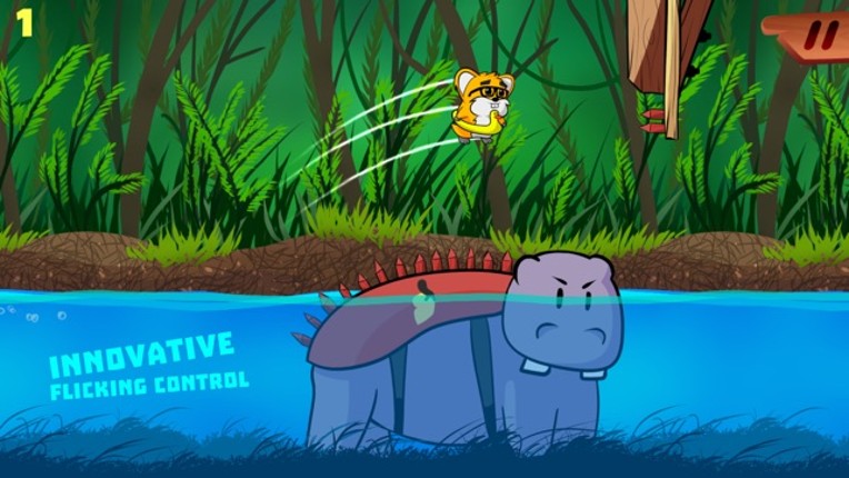 Floaty Hamster: Hard Endless Platformer Game FREE screenshot