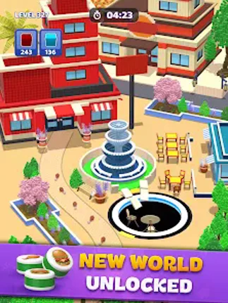 Hole Swallows Tile: Black Hole screenshot