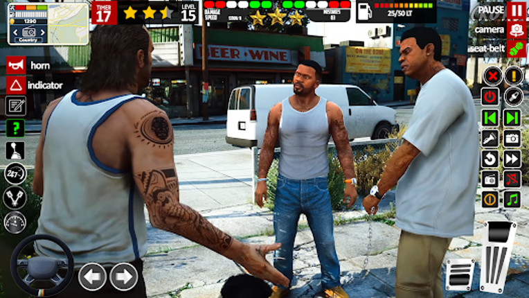 Open World Gangster Crime Game Image