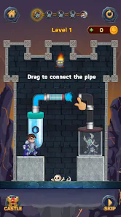 Hero Pipe Rescue: Water Puzzle screenshot