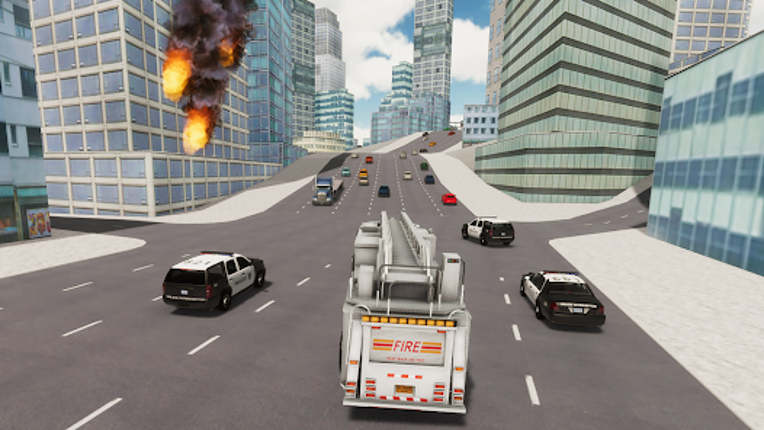 Fire Truck Driving Simulator screenshot