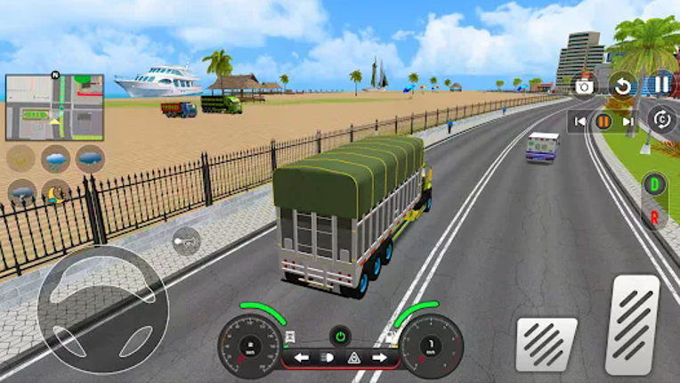 US Cargo Truck Driving 3D Game screenshot