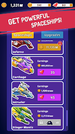 Merge Spaceships - Idle Space screenshot