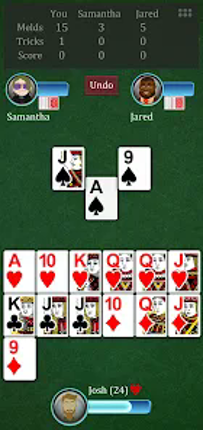 Cutthroat Pinochle screenshot