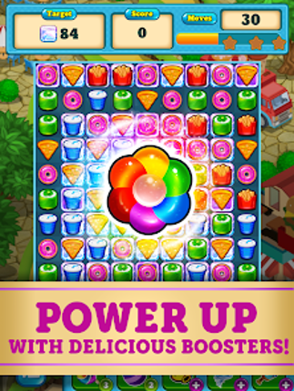 Fast Food Match 3 Game Offline screenshot