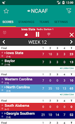 College Football Radio screenshot
