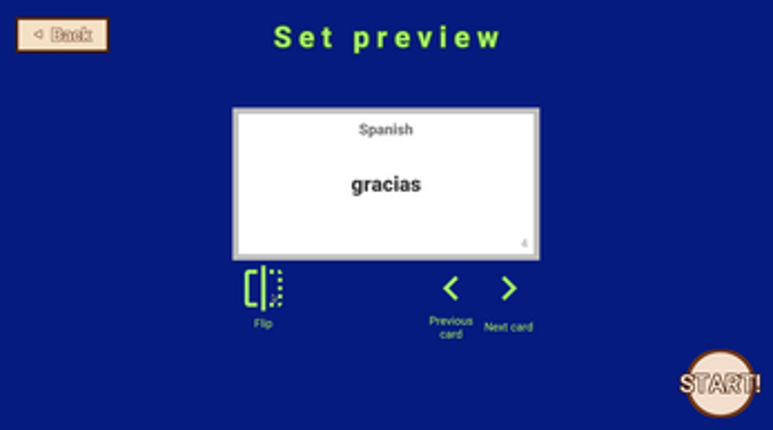 Flashcard master screenshot