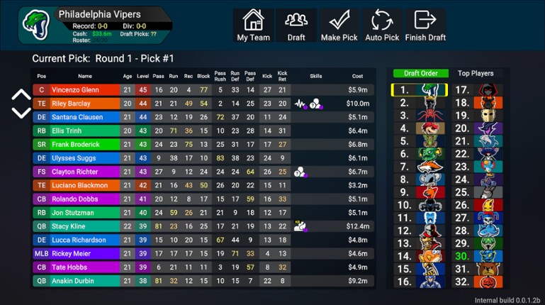 Head Coach Tactics screenshot