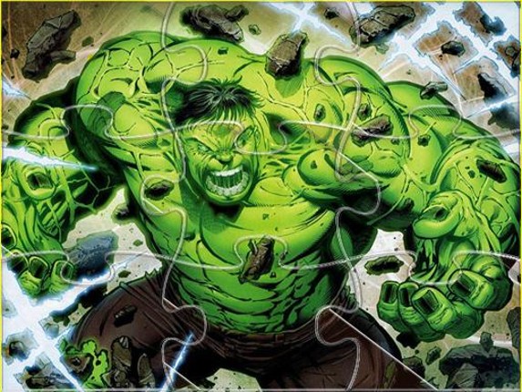 Hulk Superhero Match3 Puzzle Image