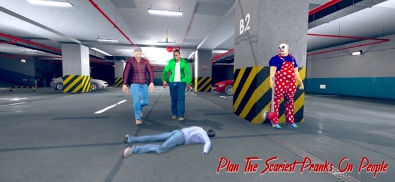 Scary Clown Pranks 3D Image