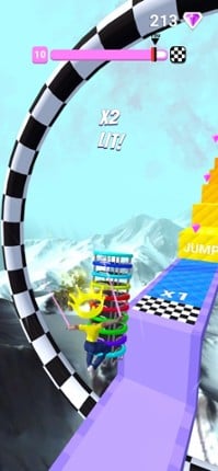 Trampoline Race screenshot