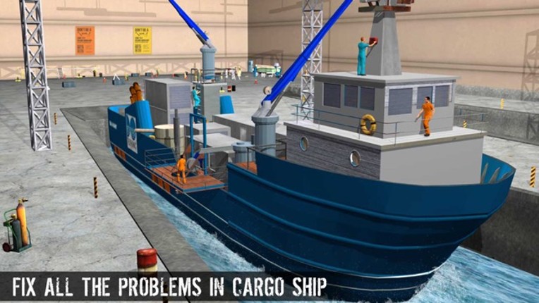 Cargo Ship Mechanic Simulator 3D: Workshop Garage screenshot
