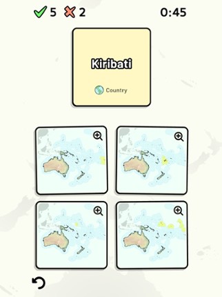Countries of Oceania Quiz screenshot