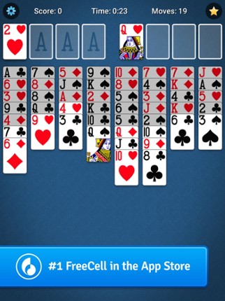 FreeCell Solitaire Card Game screenshot