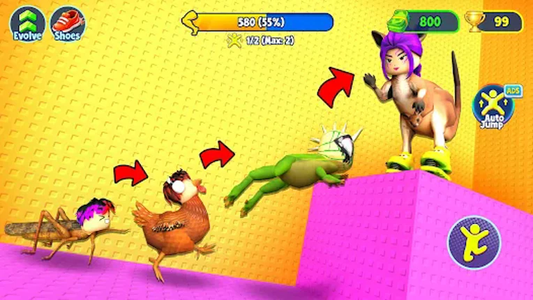 Jump Evolution Animal Tower Image